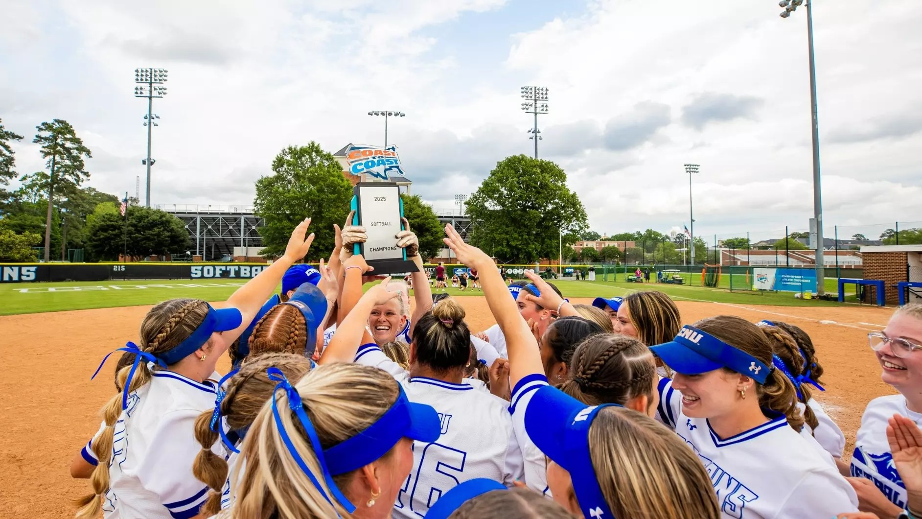 Photograph of the softball team 